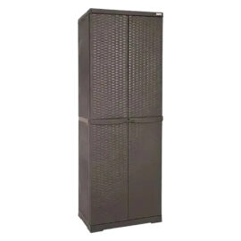 Armadio alto 'rattan wenge' cm 65x p 45x h 178 Trioplast