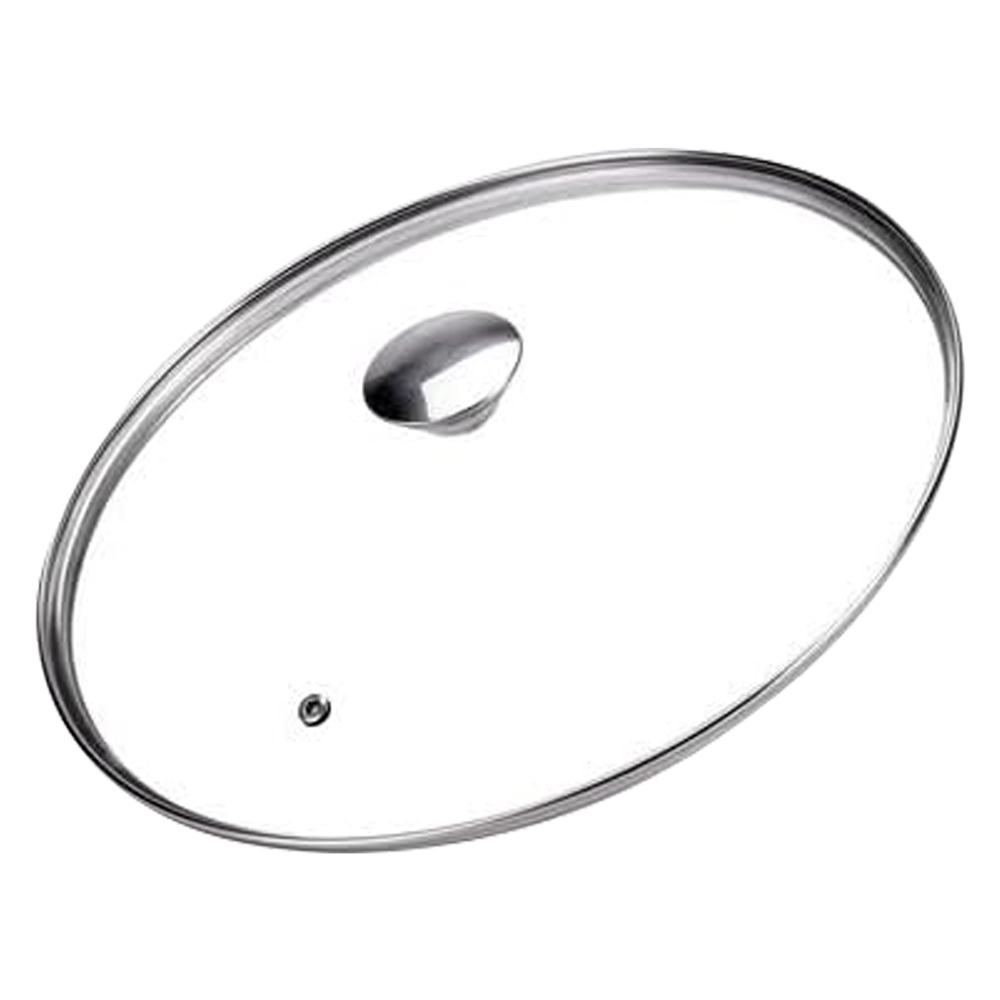 Coperchio vetro e acciaio ‘allegro inox’ Ø cm. 16 Moneta