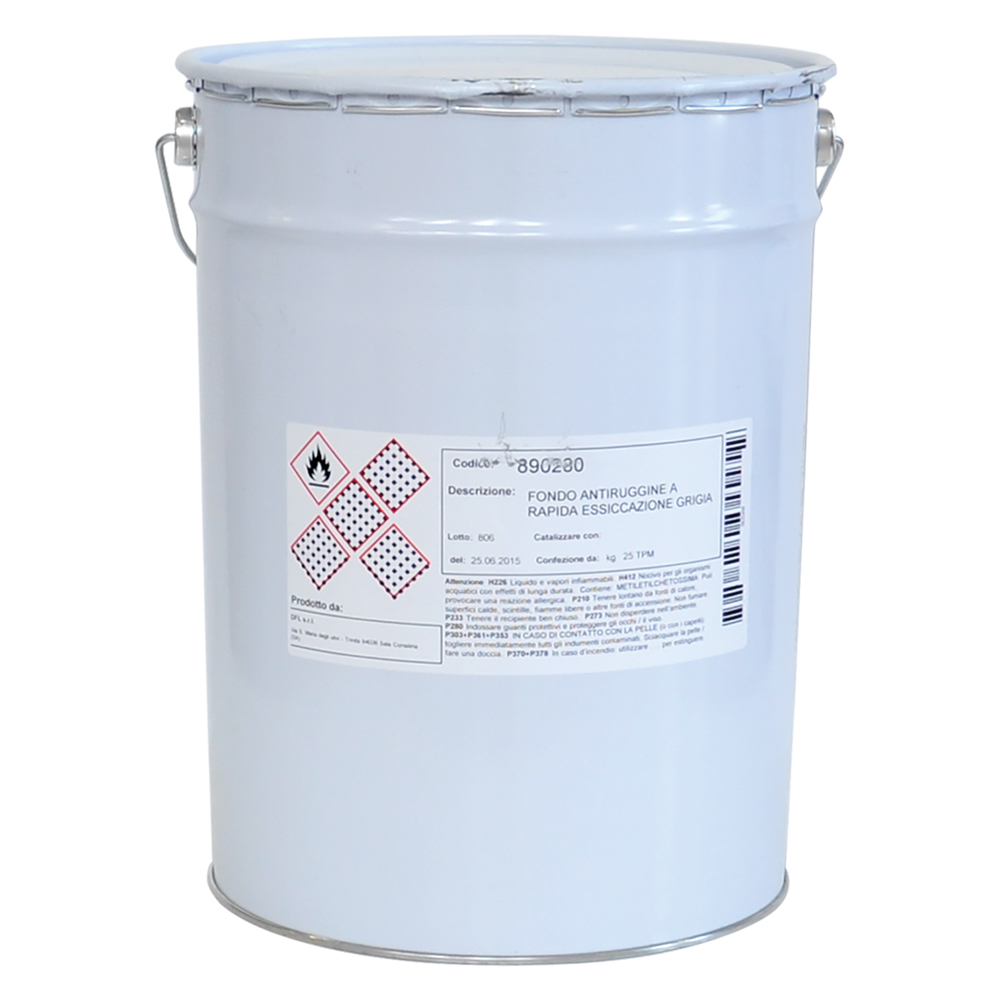 Antiruggine protettiva a rapida essiccazione ‘colorea’ kg. 25 rossa Colorea