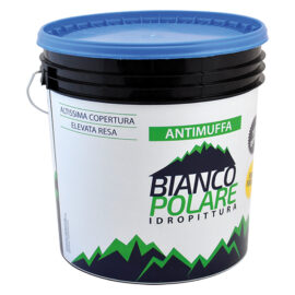 Idropittura semilavabile antimuffa traspirante lt.  14 Bianco polare