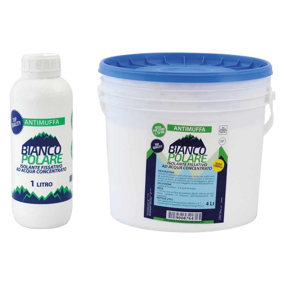 Isolante murale fissativo antimuffa lt. 1 Bianco polare