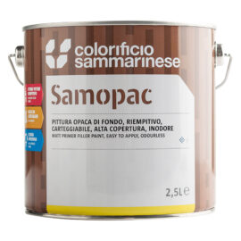 Pittura opaca di fondo 'samopac' lt. 2,5 Colorificio sammarinese