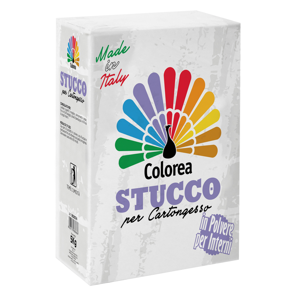 Stucco in polvere per cartongesso ‘colorea’ kg. 5 Colorea