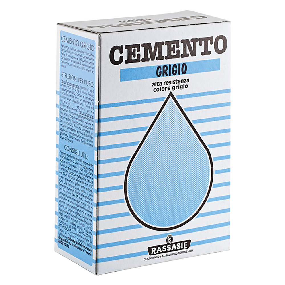Cemento grigio in polvere kg. 1 Senza marca