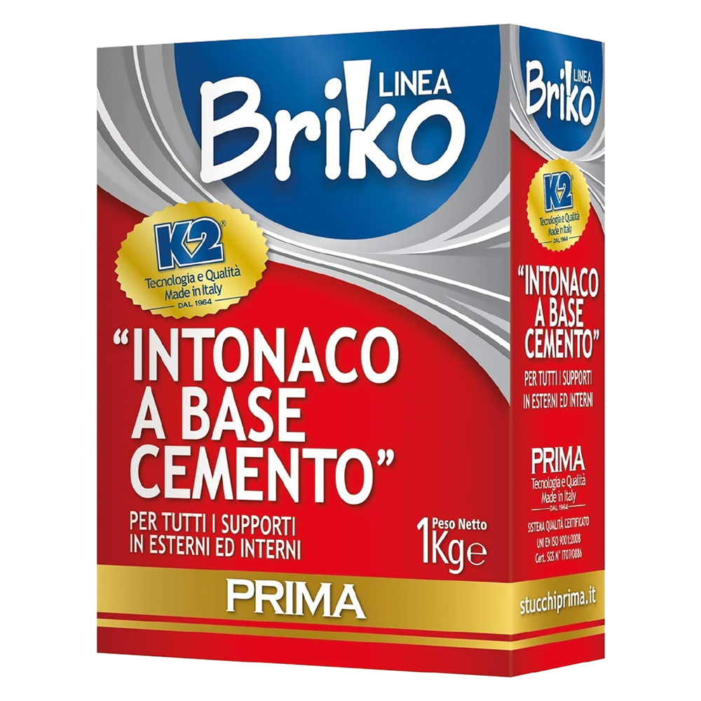 Intonaco cemento ‘briko k2’ kg. 1 – in scatola K2