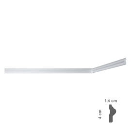 Cornice decorativa per soffitto mod. i709 - mm 14 x  40 Bovelacci