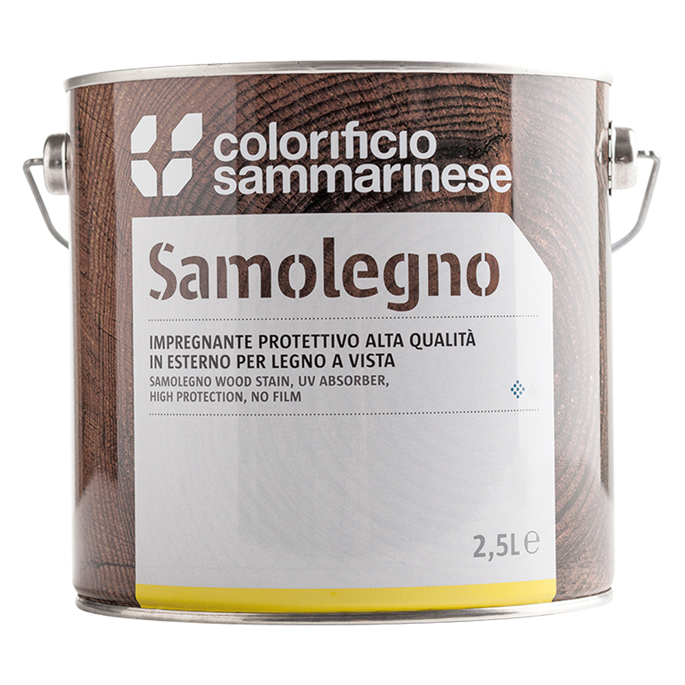 Impregnante ‘samolegno’ lt. 0,750  castagno Colorificio sammarinese