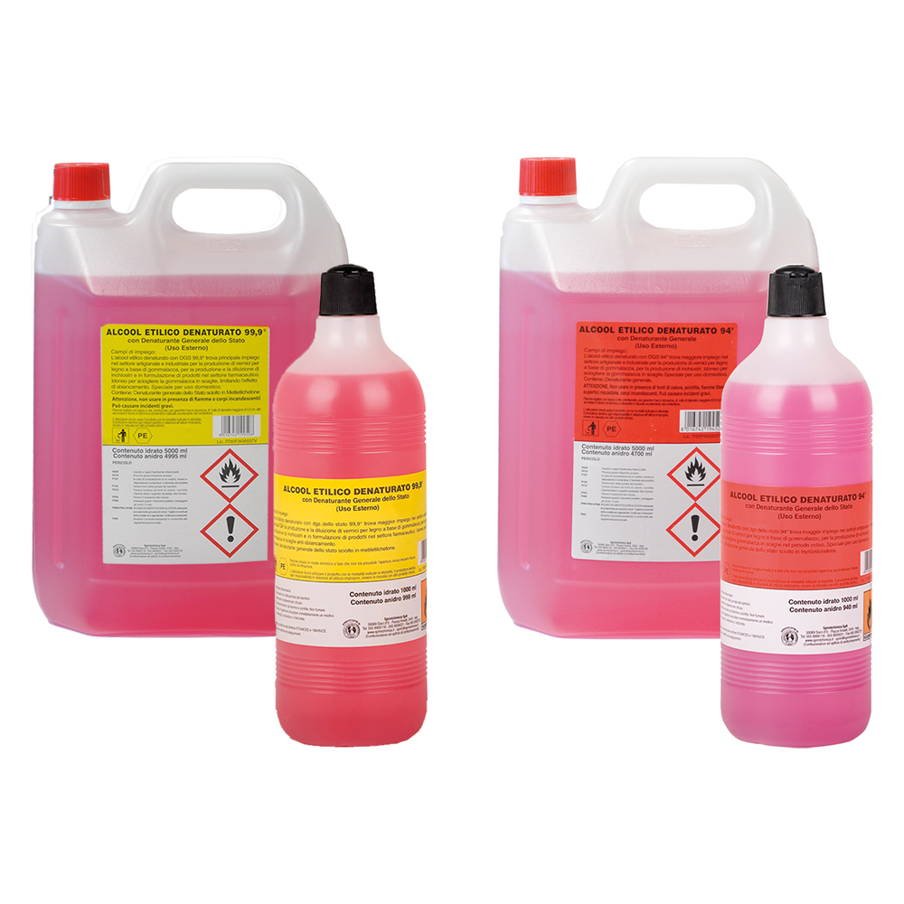 Alcool etilico denaturato 90% vol. – lt. 1 Sprintchimica