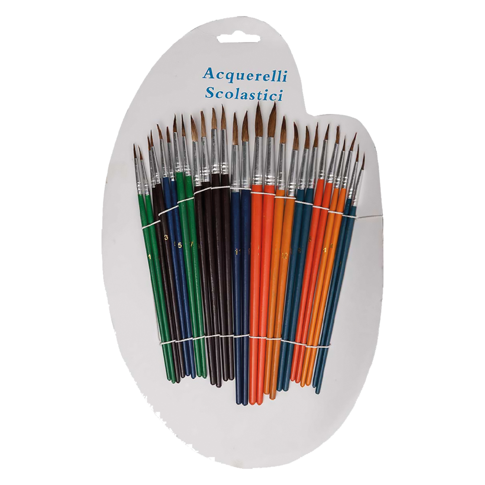 Pennelli ‘acquerelli’ dal n. 1 al n. 12 Colorea