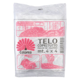 Telo copritutto multiuso mt 4 x 4 - gr. 110 circa Colorea