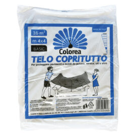 Telo copritutto multiuso mt 4 x 4 - gr. 200 circa Colorea