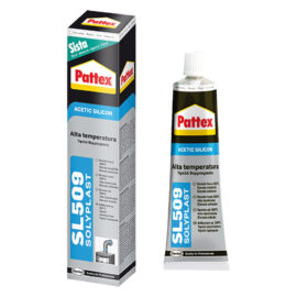 Silicone acetico alta temperatura 'sl509' ral 3001 rosso ml 300 (cartuccia) Pattex