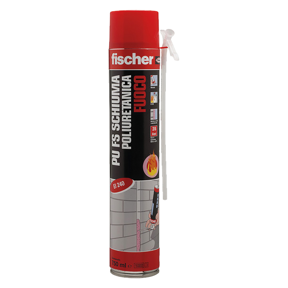 Schiuma poliuretanica antifuoco ‘fs’ pu fs 750 ml 750 – manuale Fischer