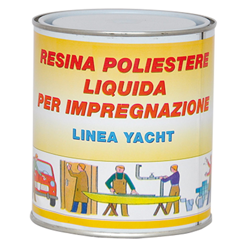 Resina poliestere trasparente gr. 750 Sprintchimica
