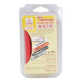 Colla termofusibile lung. mm 110 - ø mm 12 col. grigio Senza marca