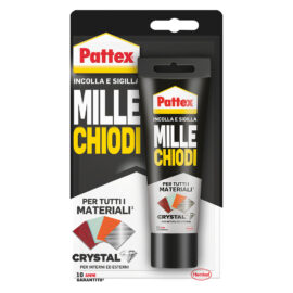 Adesivo millechiodi 'crystal' gr. 90 trasparente Pattex