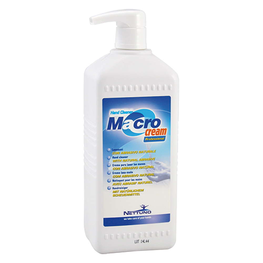 Lavamani in crema ‘macrocream’ ml 1000 – flacone Nettuno