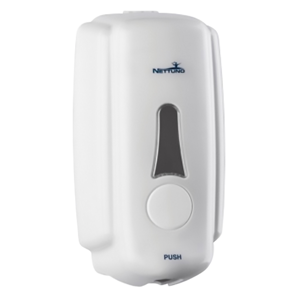 Dispenser a muro per saponi in tanica ‘t-small ref colore bianco Nettuno