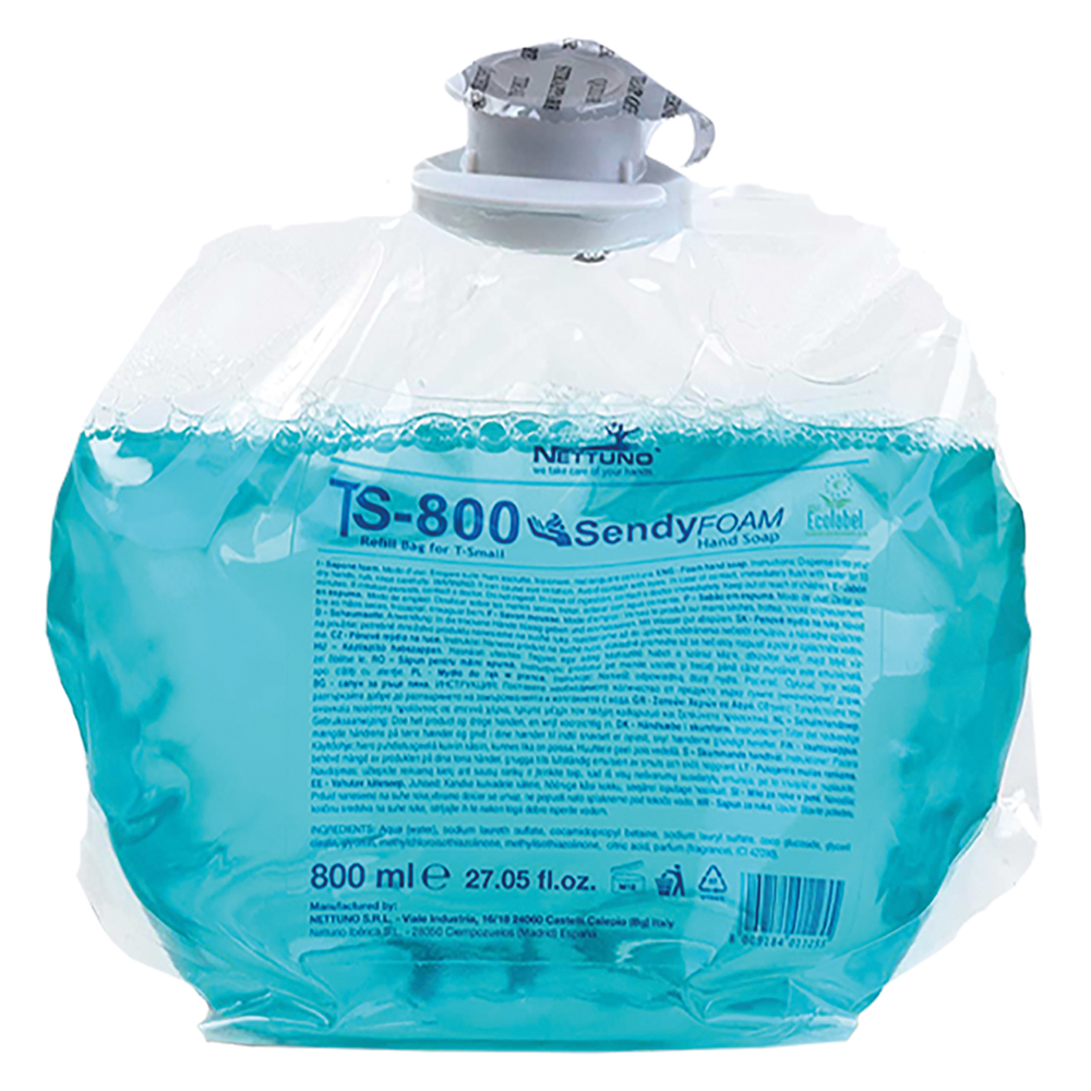 Sapone mousse ‘sendy foam’ t-s800 ml 800 Nettuno