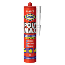 Adesivo sigillante universale 'poly max' original  gr. 165 - bianco Bostik