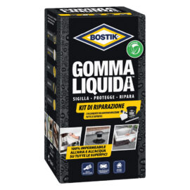 Kit riparazione gomma liquida impermeabilizzante 5 pezzi Bostik