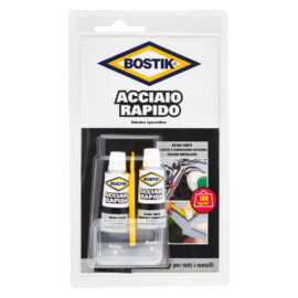 Adesivo 'acciaio rapido' ml. 30 (2 x 15 ml) Bostik