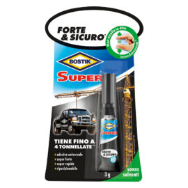 Adesivo istantaneo 'forte e sicuro' gr. 3 Bostik