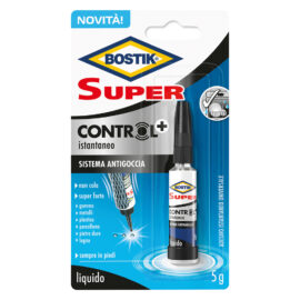 Adesivo cianocrilato 'super control +' gr. 5 Bostik