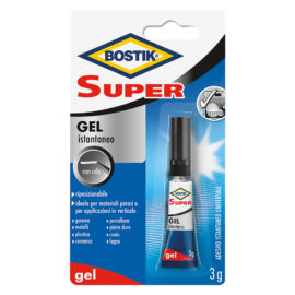 Adesivo istantaneo universale gel 'super' gr. 3 (clip strip) Bostik