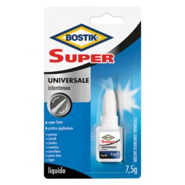 Adesivo istantaneo 'super universale' gr. 7,5 (clip strip) Bostik