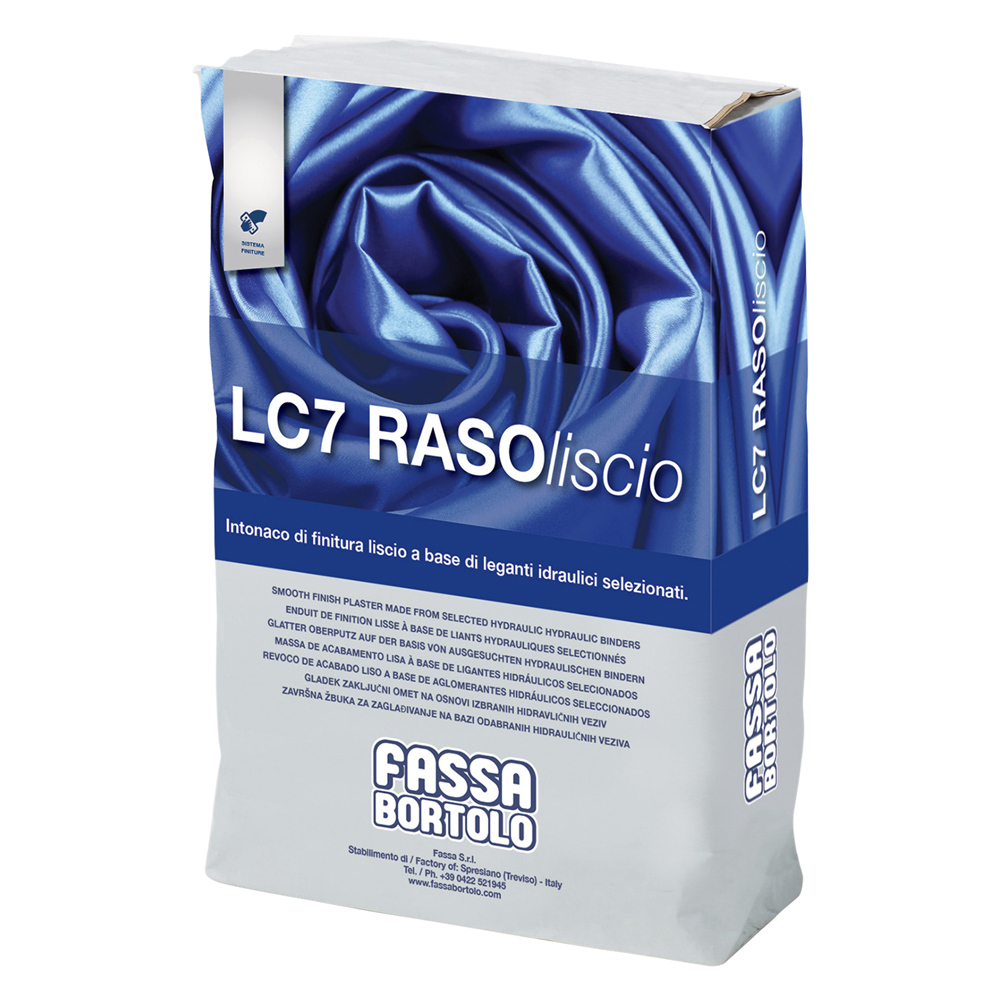 Intonaco di finitura ‘lc7 rasoliscio’ kg. 4 Fassabortolo