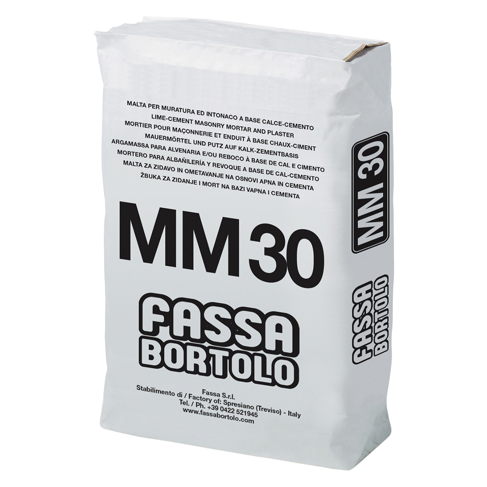 Malta cementizia per muratura ‘mm30’ kg. 5 Fassabortolo