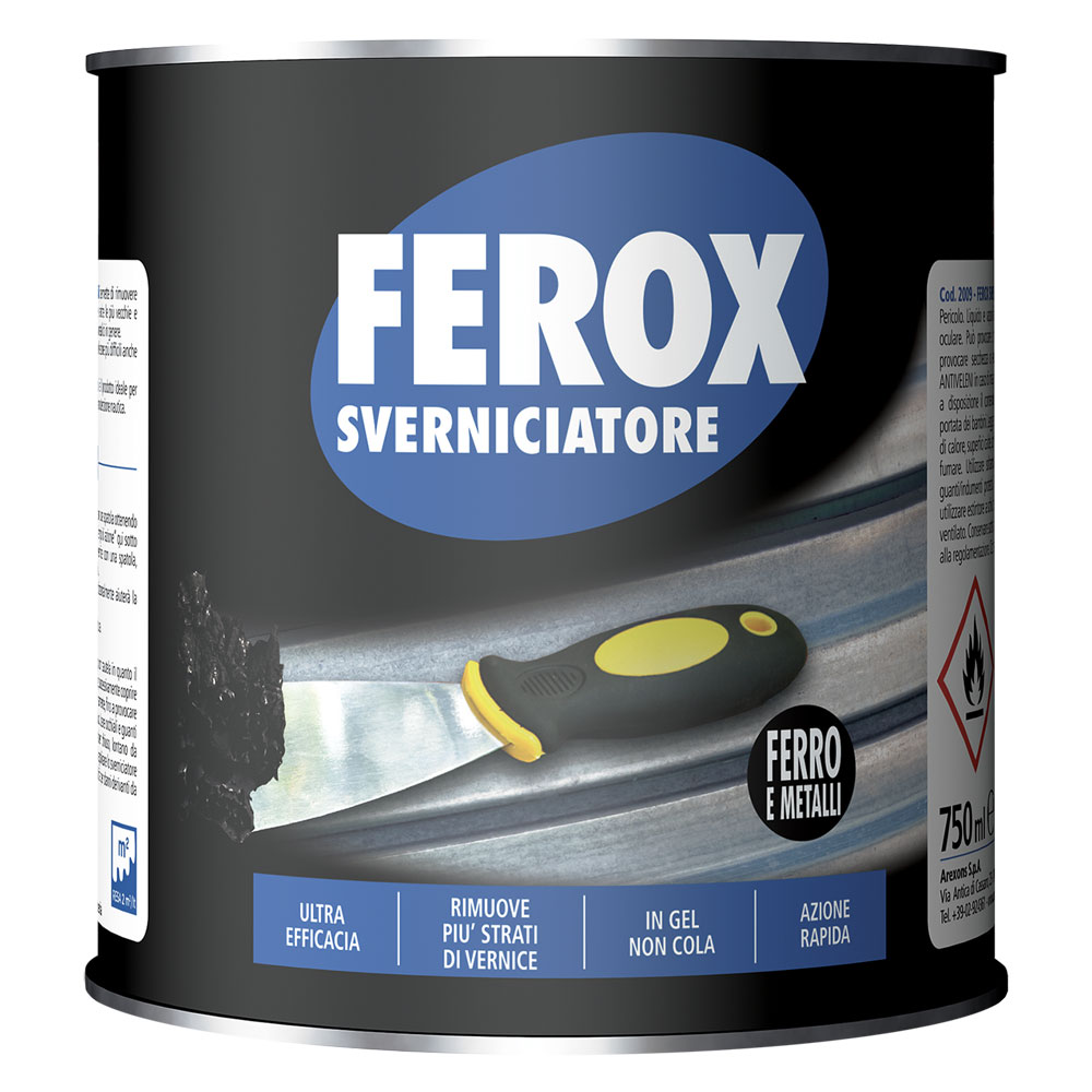 Ferox sverniciatore ferro e metalli ml 750 Arexons