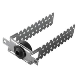 Staffa antivibrante regolabile distanziatura parete 3 - 12 cm Akifix