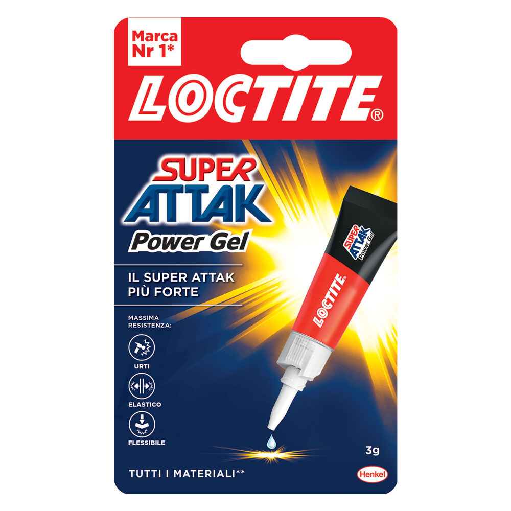 Super attak ‘power gel’ gr.3 Loctite