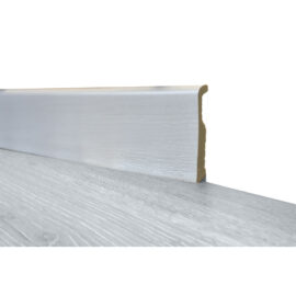 Battiscopa polistirene liscio inciso bianco venato Colorea