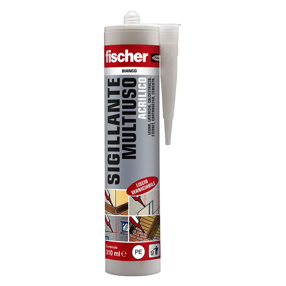Silicone acrilico ‘sa’ bianco ml 310 Fischer