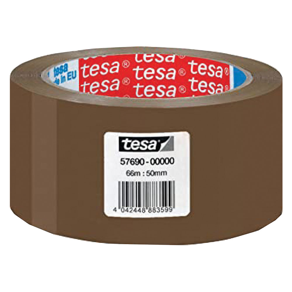 Nastro per imballaggio ‘57689/57690’ mm 50 x mt. 66 avana Tesa