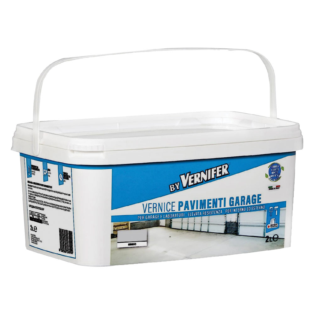 Vernice base acqua pavimenti garage ‘vernifer’ lt. 2 – grigio (4815) Arexons