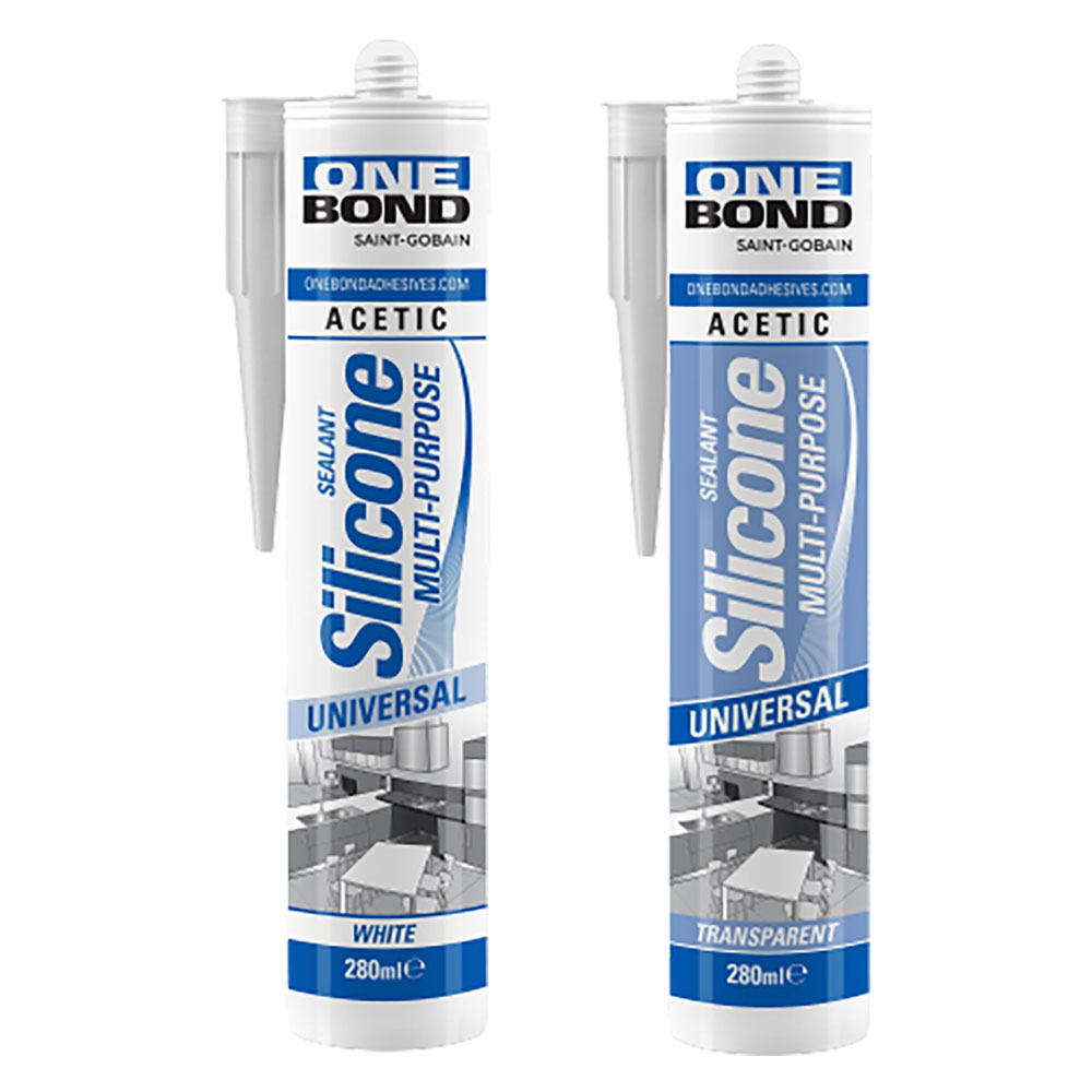 Silicone acetico multiuso bianco ml 280 Onebond