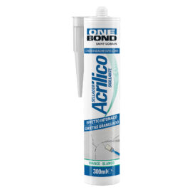 Silicone acrilico effetto ruvido  bianco ml 300 Onebond