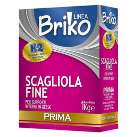 Scagliola fine in polvere 'briko k2' kg. 1 - scatola K2