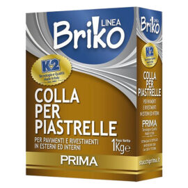 Collante in polvere per piastrelle 'briko k2' kg. 1 - scatola K2