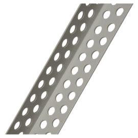 Paraspigolo forato h mt 2,5 - mm 22 x  22 colore grigio Senza marca