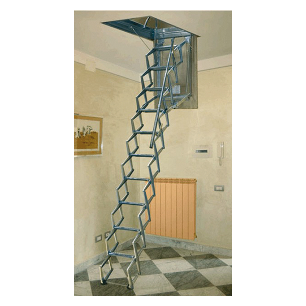 Scala a pantografo a soffitto cm70x120xh.mt.3 – 11 gr. Senza marca