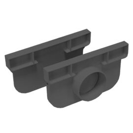 Tappo per canaletta modulare a15 'compact' cm 11 x h. 5,4 - scarico Ø 40 mm Senza marca