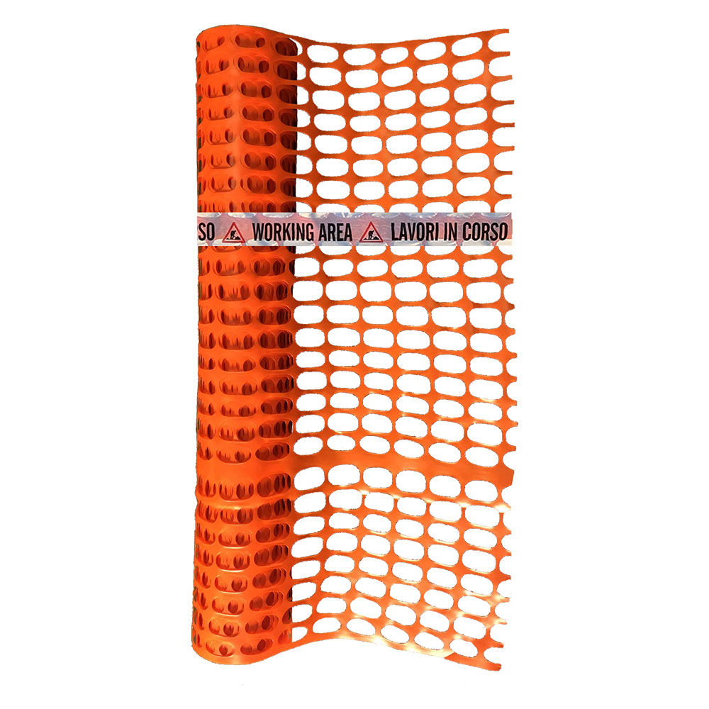 Rete per delimitazione cantiere ‘lavori in corso’ mt 1 x 50 Senza marca
