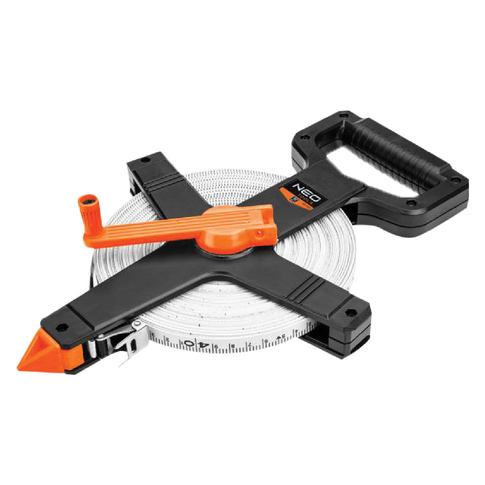 Rotella metrica con impugnatura mt 50 nastro fibra Neo