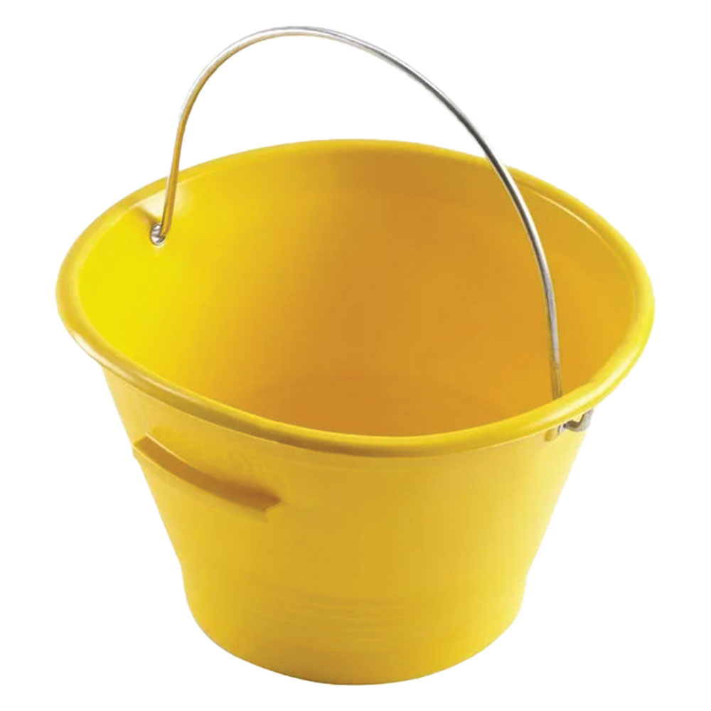 Secchio per muratore ‘mek edil’ giallo ø mm 360 – 14 litri Senza marca