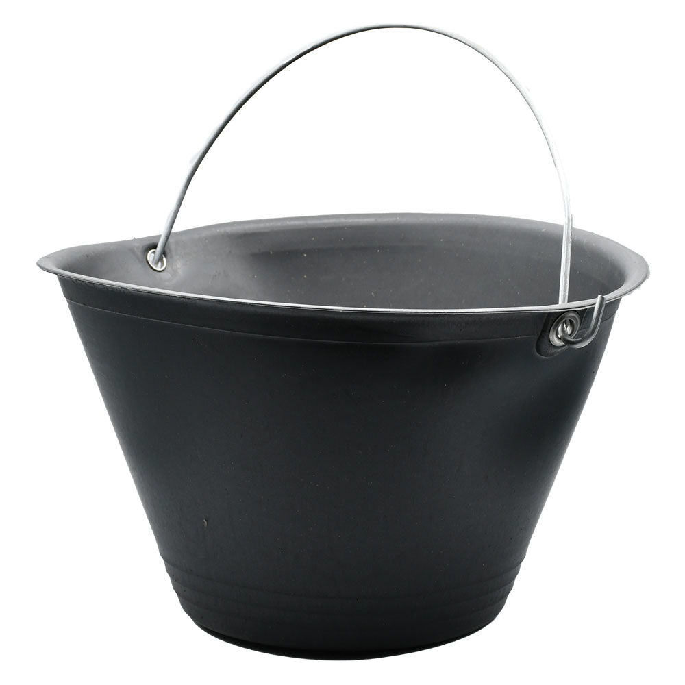 Secchio per muratore nero ø mm 340 – capacità 8 litri Senza marca
